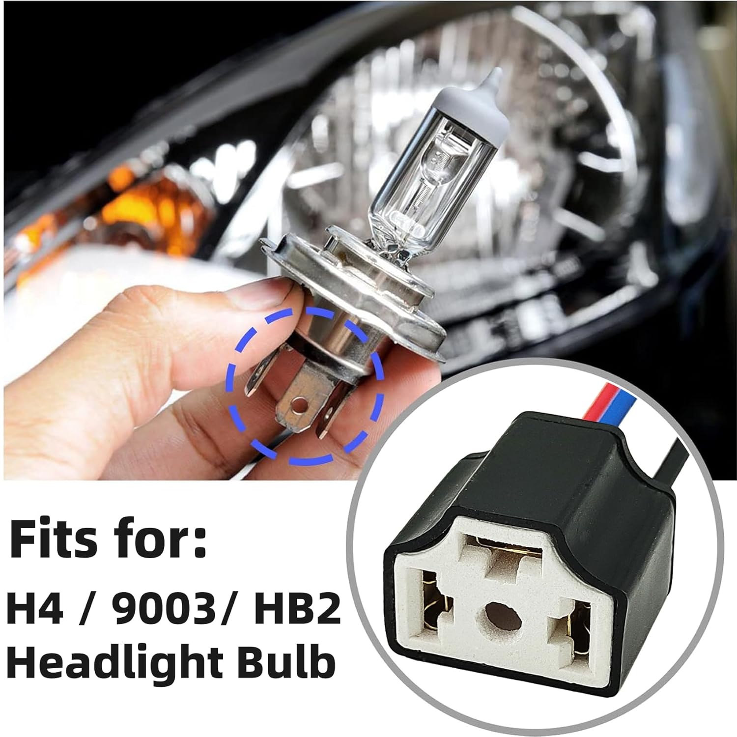 Led Headlight Bulbs - 2 adet H4 9003 HB2 Far
