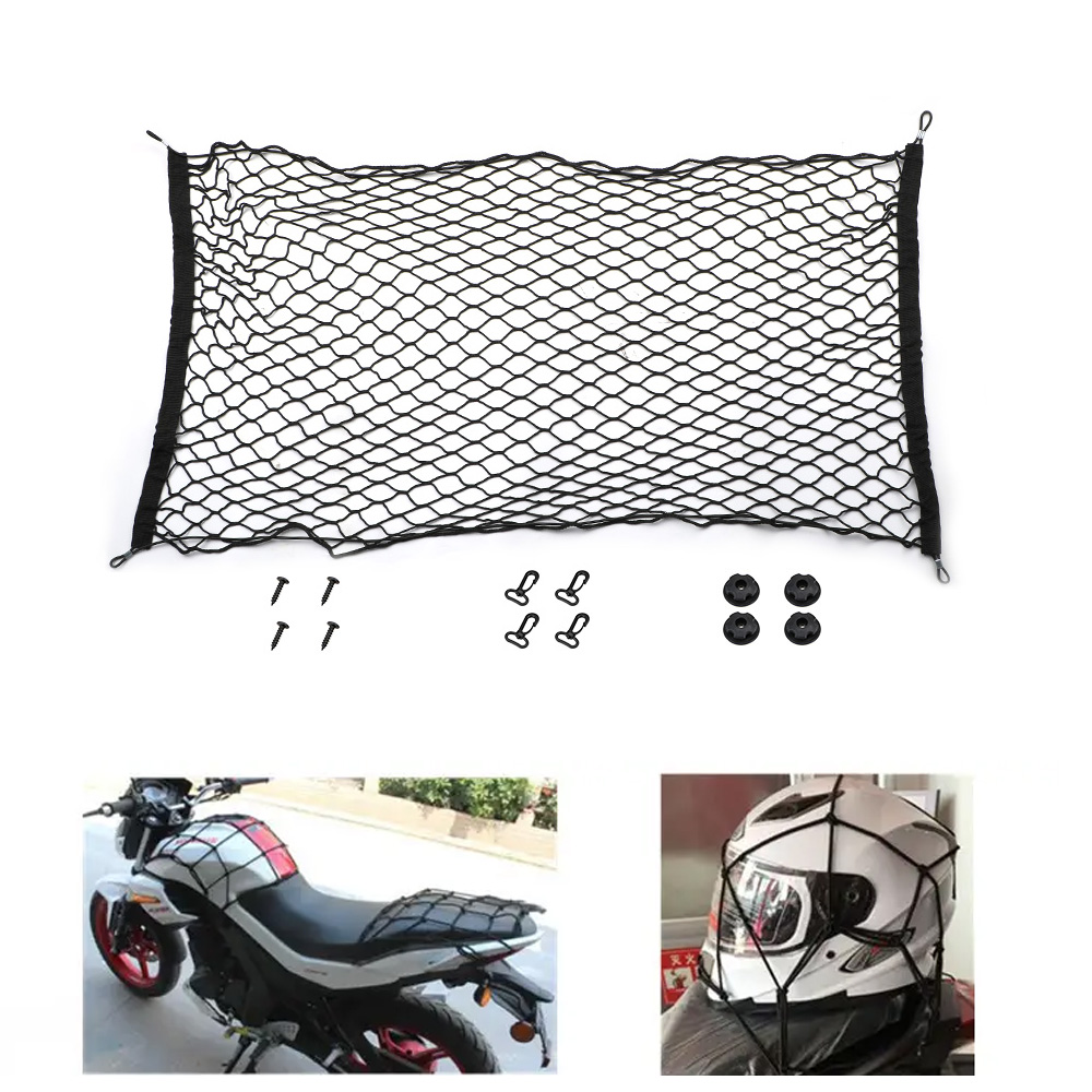 Car Cargo Net Trunk - Evrensel 90x4 0cm/110x50cm motosiklet depolama Net