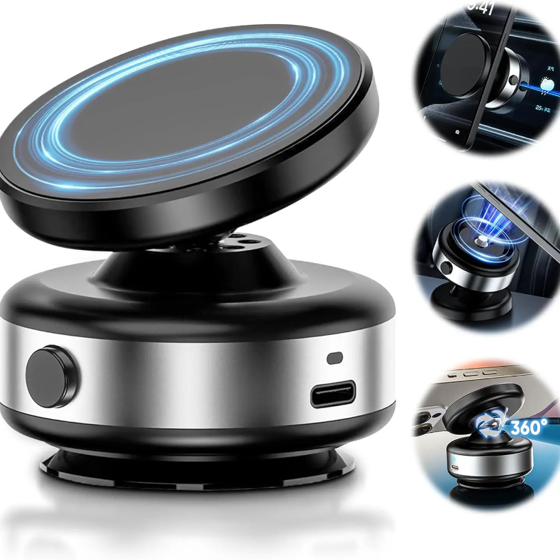 Car Cup Holder Expander - Cep Telefonu 360 için Elektrikli Vakumlu