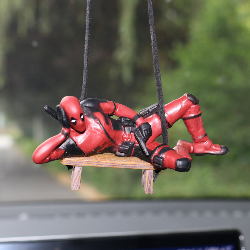 Car Accessories Mirror Hanging - Marvel Deadpool Araba dikiz aynası Kolye