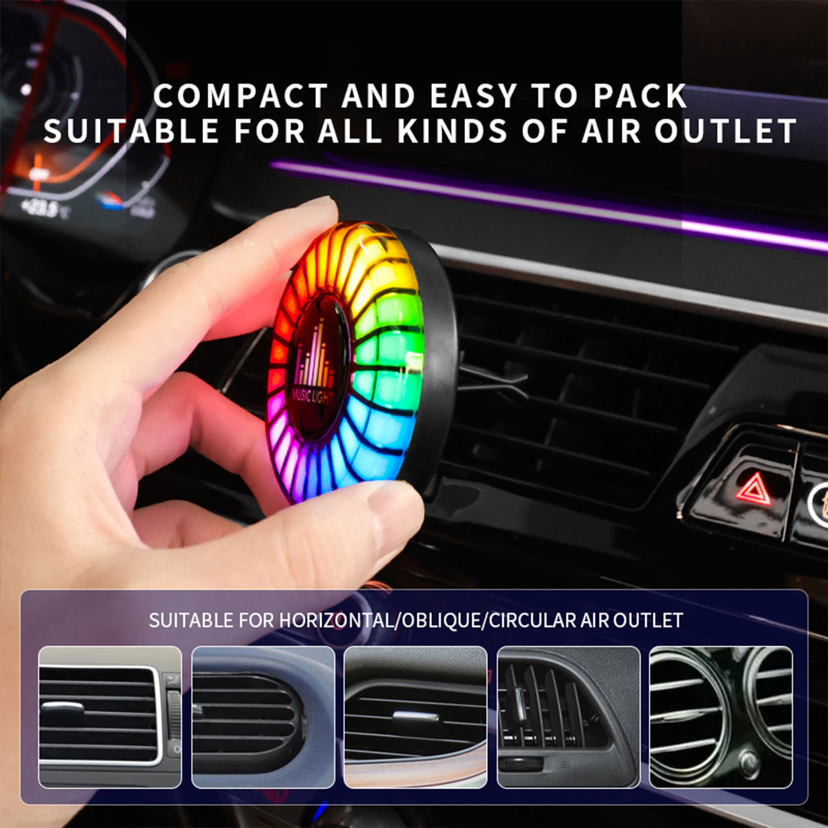 Araba Müzik Ritmi Lambası Arab - Car Air Freshener Vent incelemesi ve fiyatı