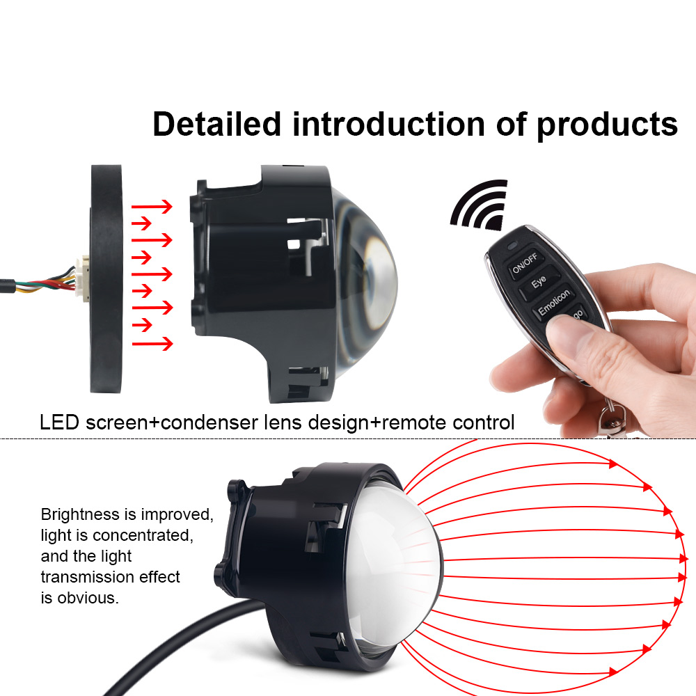 Şeytan Gözü Araba LED Farı 3 i - Led Headlight Bulbs incelemesi ve fiyatı