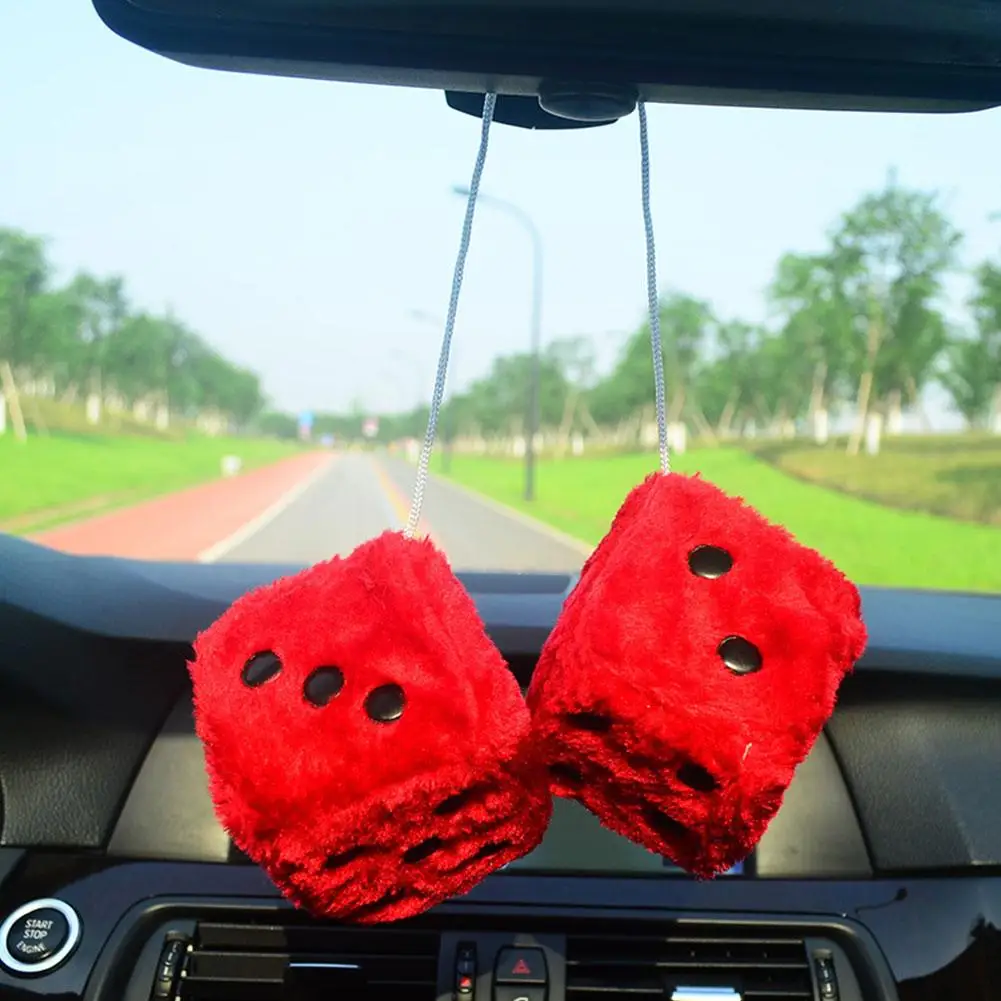 7.5 cm Yumuşak Bulanık Zar Ara - Car Accessories Mirror Hanging incelemesi ve fiyatı