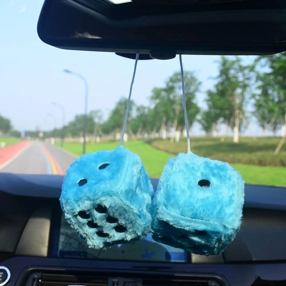 7.5 cm Yumuşak Bulanık Zar Ara - Car Accessories Mirror Hanging incelemesi ve fiyatı