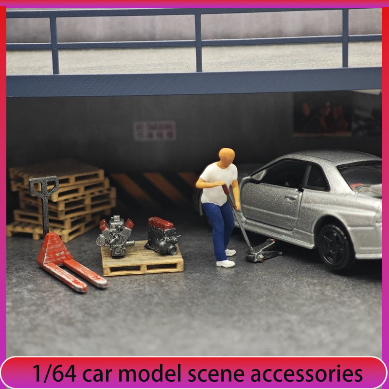 1:64 Araba Modeli Tamirhane Sa - Car Accessories Decoration incelemesi ve fiyatı