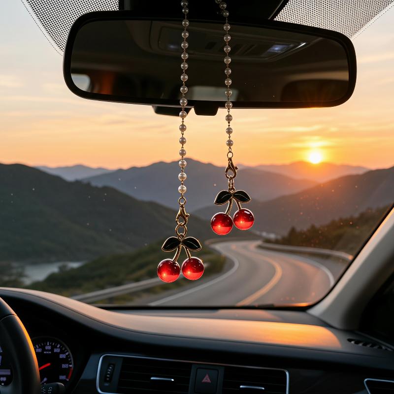 1 adet kiraz temalı araba diki - Car Accessories Mirror Hanging incelemesi ve fiyatı